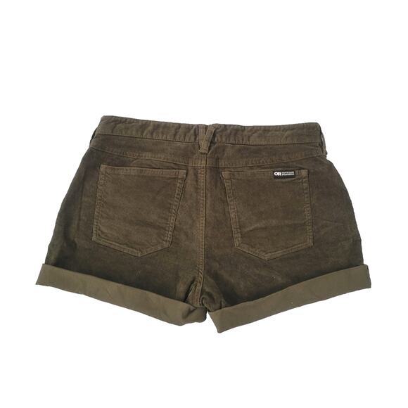 Outdoor Research Women's 4" Method Cord Shorts Size 6 Green Drawstring - Picture 3 of 11